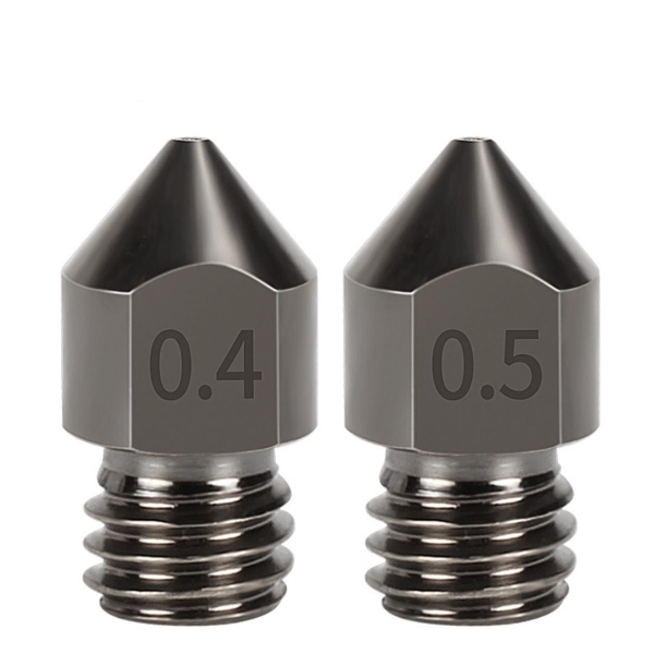 2 Stück 0,8mm Creality Düse aus gehärtetem Stahl 3D Drucker MK8 Nozzle. Hardened Steel Nozzle