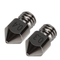 2 Stück 0,8mm Creality Düse aus gehärtetem Stahl 3D Drucker MK8 Nozzle. Hardened Steel Nozzle