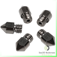 2 Stück 1,0mm Creality Düse aus gehärtetem Stahl 3D Drucker MK8 Nozzle. Hardened Steel Nozzle