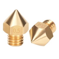 5 Stück MK8 Creality & Tronxy Düse breiter Kopf 0,4mm 3D Drucker Nozzle 1,75mm MK8 Ender