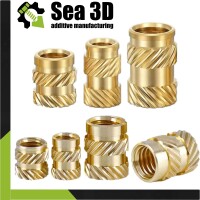 10 Stück Gewindeeinsatz M2 Rändelmutter - Einpressmutter (Heat Set Insert)