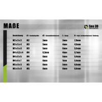 10 Stück Gewindeeinsatz M2 Rändelmutter - Einpressmutter (Heat Set Insert)