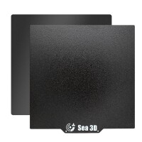 Sea 3D SeaPlate-Black Schwarze 3D Druckplatte 300mm 2-seitig fein strukturiert